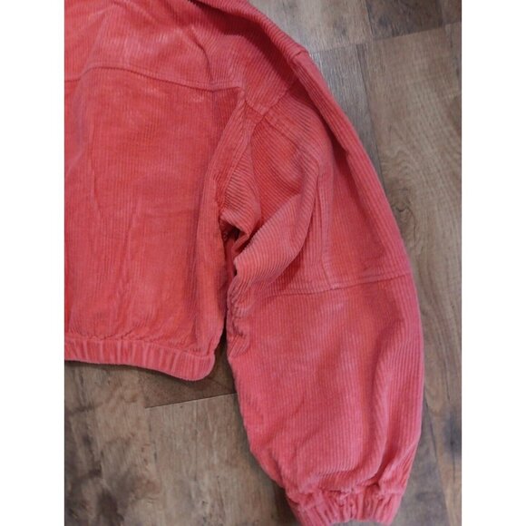 vintage 90s Blank Boxy Corduroy Hoodie sz L 1990s Russell Like. Oversized - Picture 13 of 16